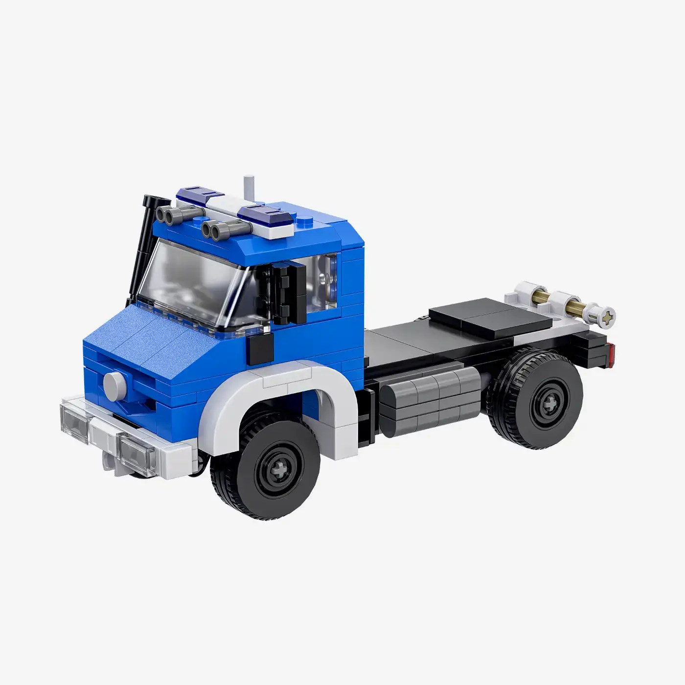 BlueBrixx Technisches Hilfswerk multi-purpose vehicle with swap body a