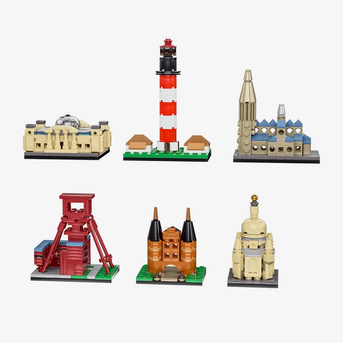 Série d'architecture miniature 4 collection (BB-108792) — Prix et comparaison | Brick Broker