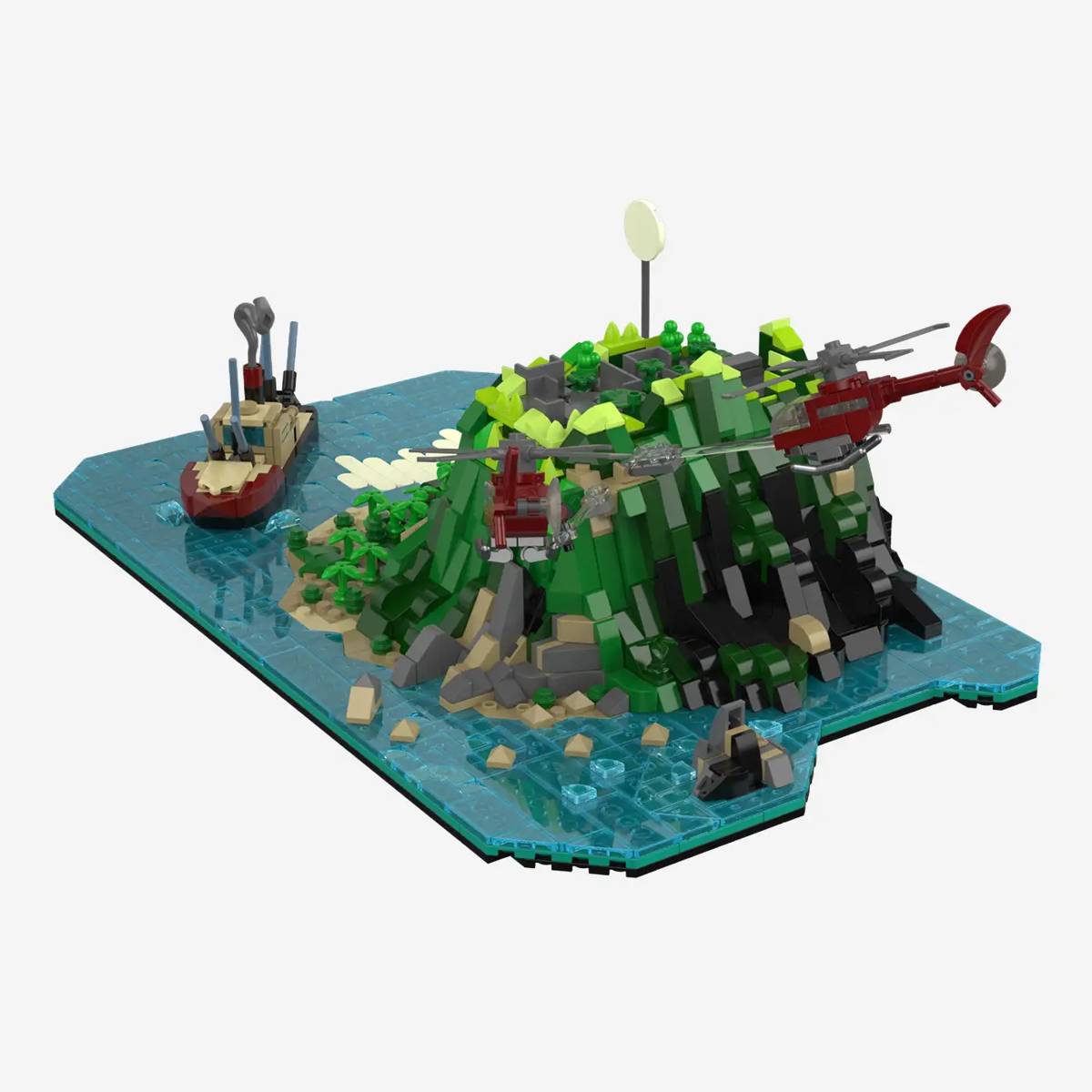 Les Trois Détectives - Toteninsel - Diorama (BB-108817) — Prix et comparaison | Brick Broker