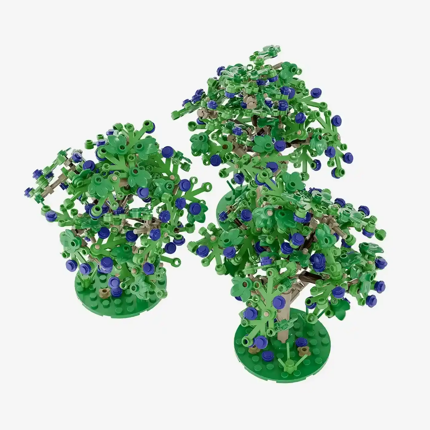 BlueBrixx Plum trees in summer, set of 3 • Set 108901