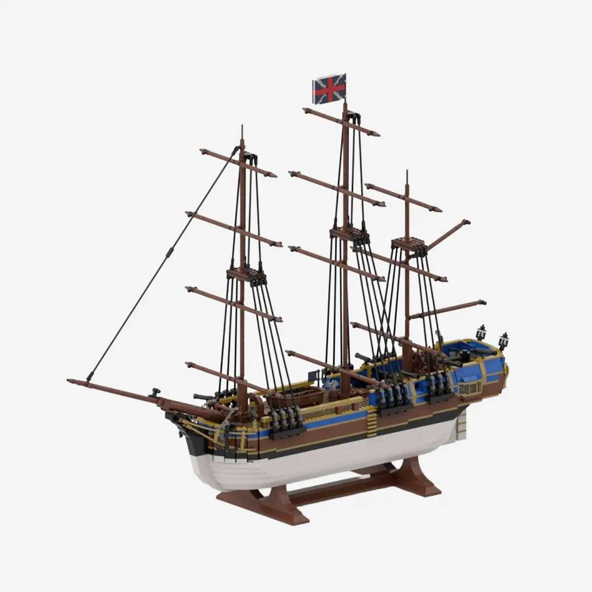 BlueBrixx HMS Bounty • Set 108934 • SetDB • Merlins Bricks