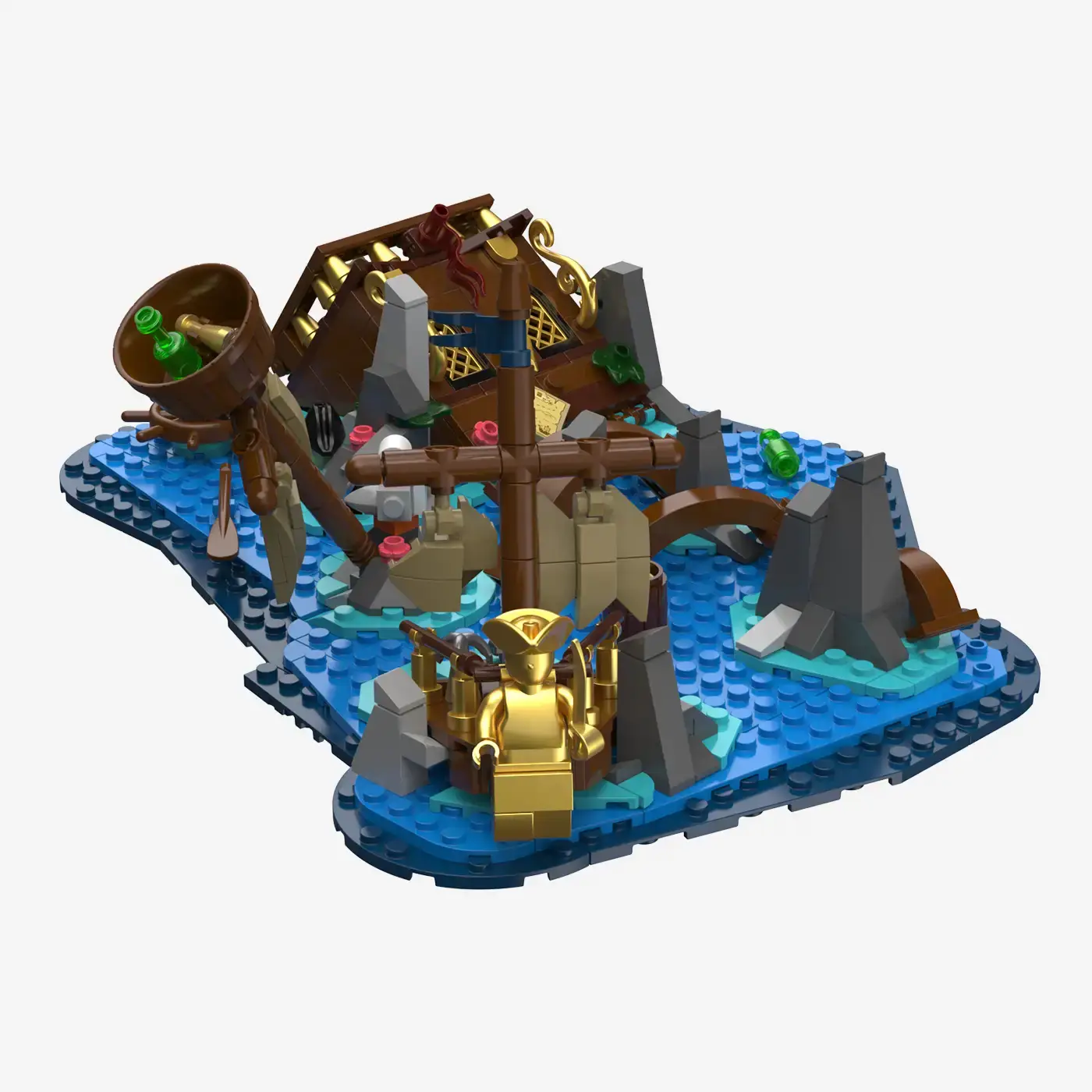 BlueBrixx Treasure Coast Legends Ship Cemetery • Set 109004