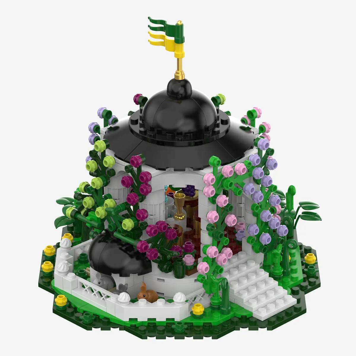 Bear Rock Castle - Rose garden (BB-109093) — Prix et comparaison | Brick Broker