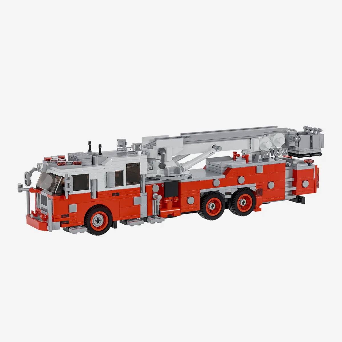 Seagrave Aerial Scope rouge/blanc (BB-109212) — Prix et comparaison | Brick Broker