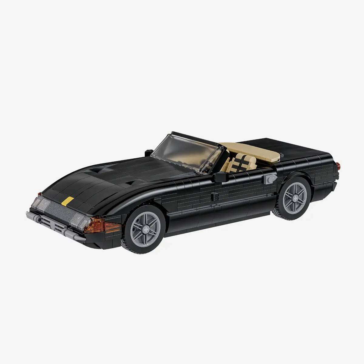 BlueBrixx 1970s Sports Cabriolet black • Set 109262 • SetDB