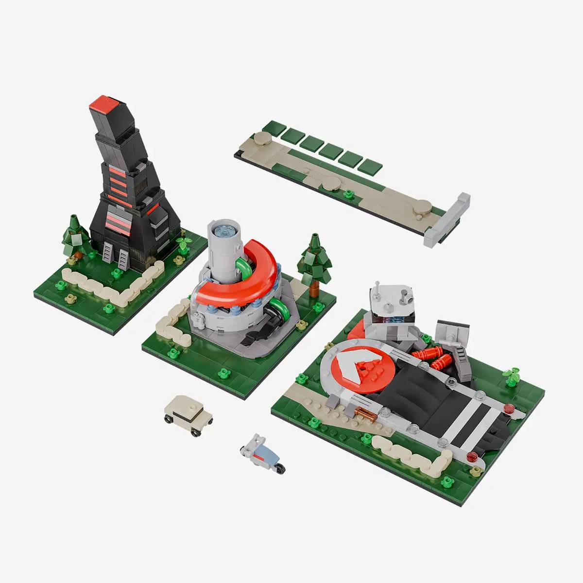 Crystal Conflict - Centrale électrique + Aéroport + Obélisque (BB-109267) — Prix et comparaison | Brick Broker
