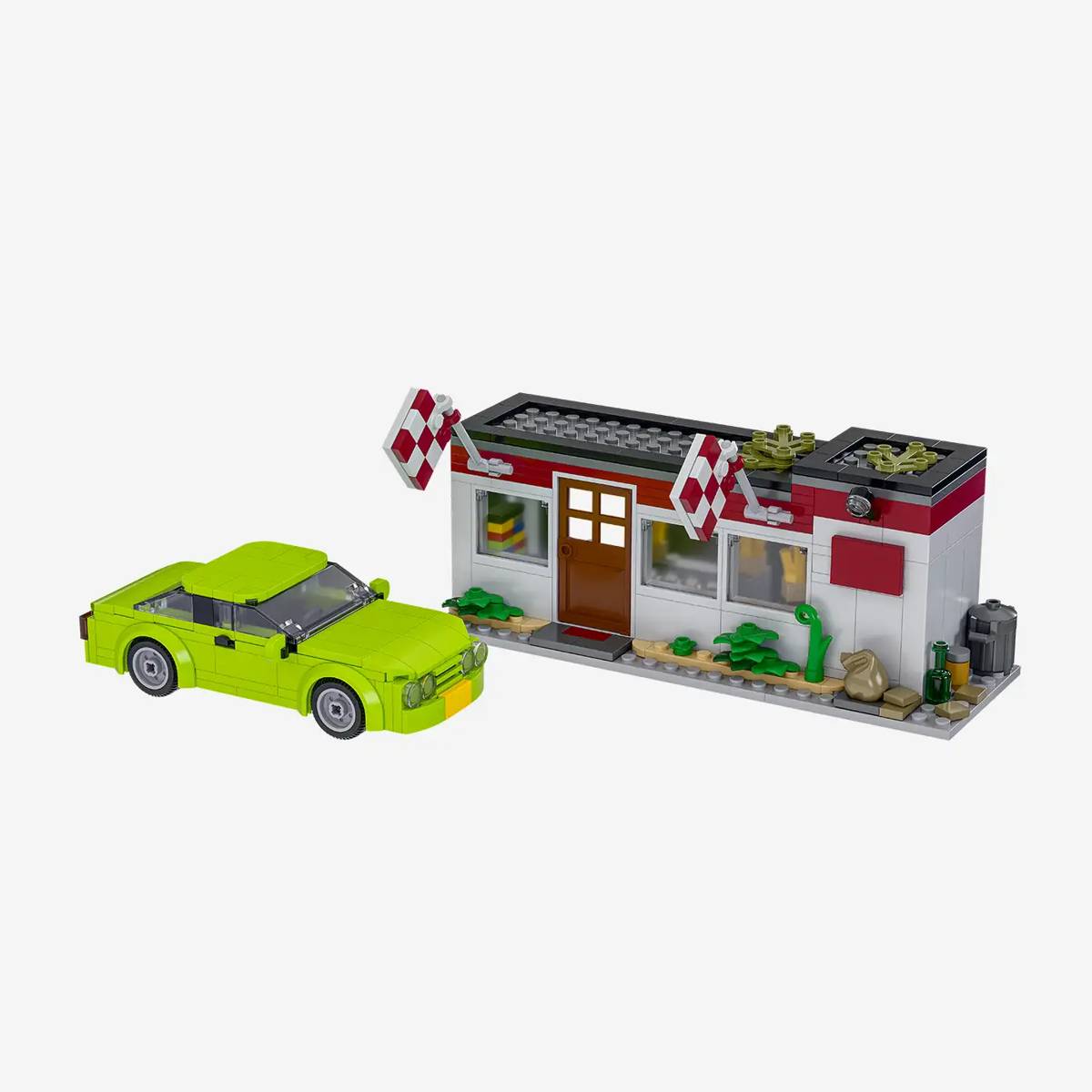 Magasin de frites néerlandais avec Coupe (BB-109413) — Prix et comparaison | Brick Broker