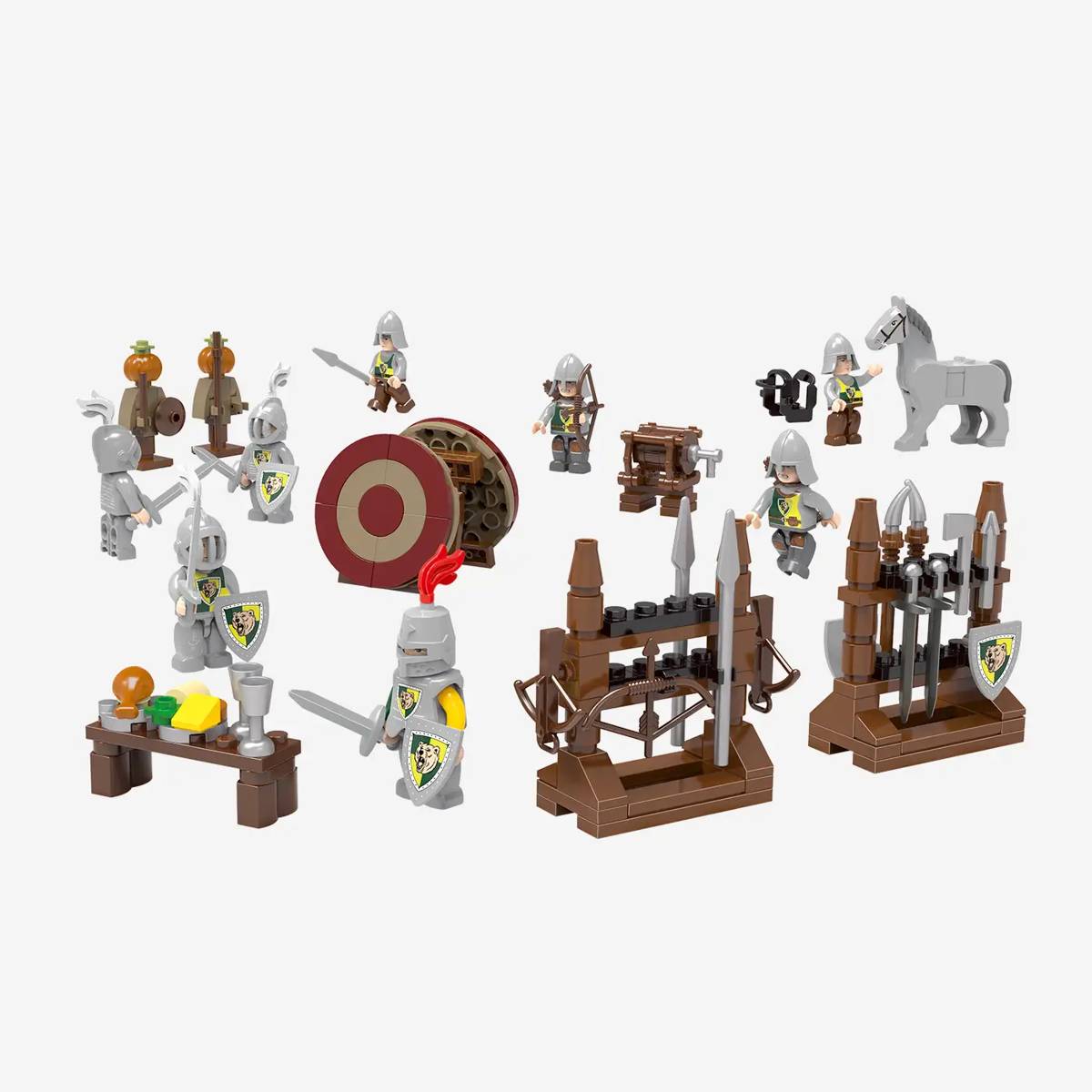 Pack de figurines Ours - Château des Chevaliers (BB-109644) — Prix et comparaison | Brick Broker