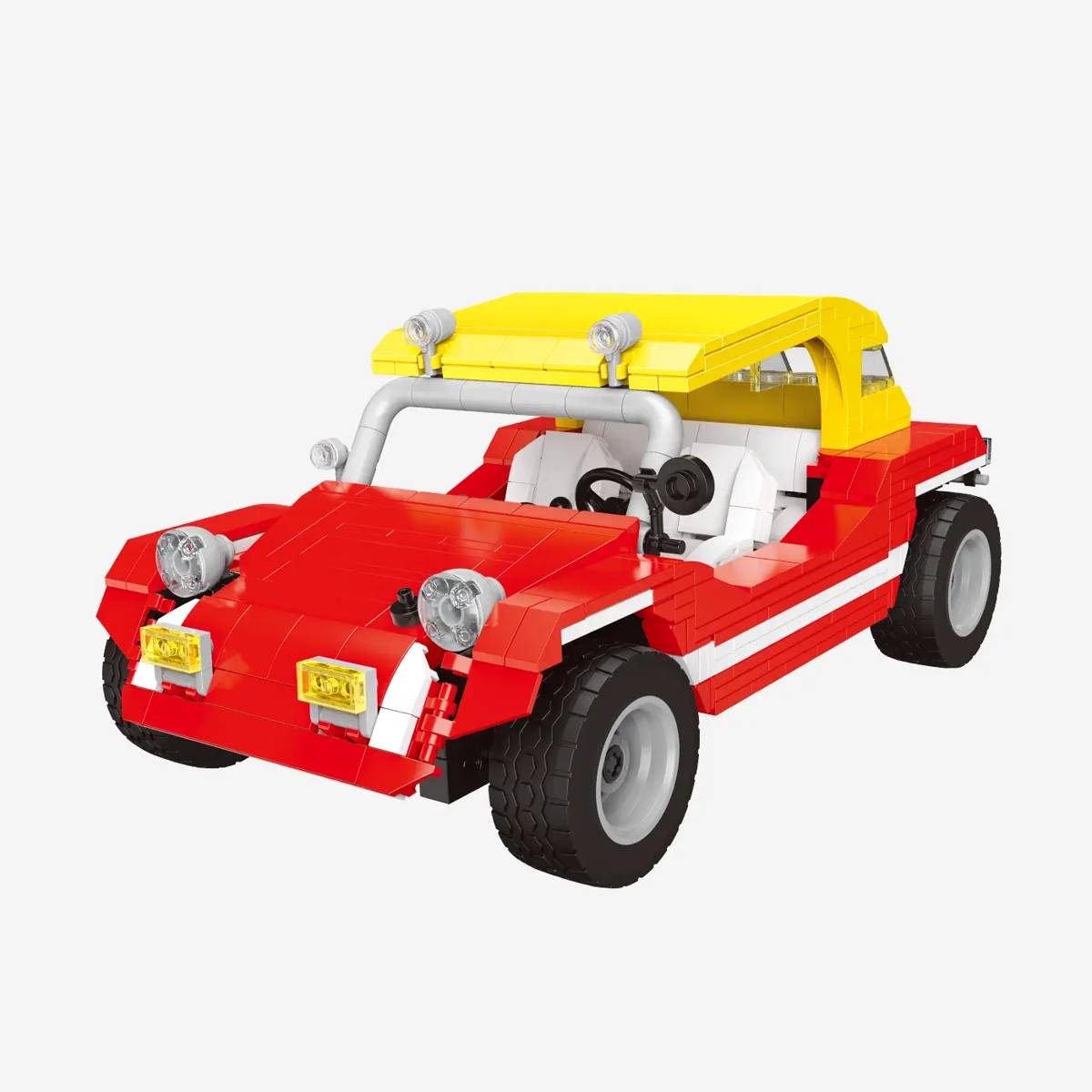 Buggy rouge avec toit jaune (BB-109813) — Prix et comparaison | Brick Broker
