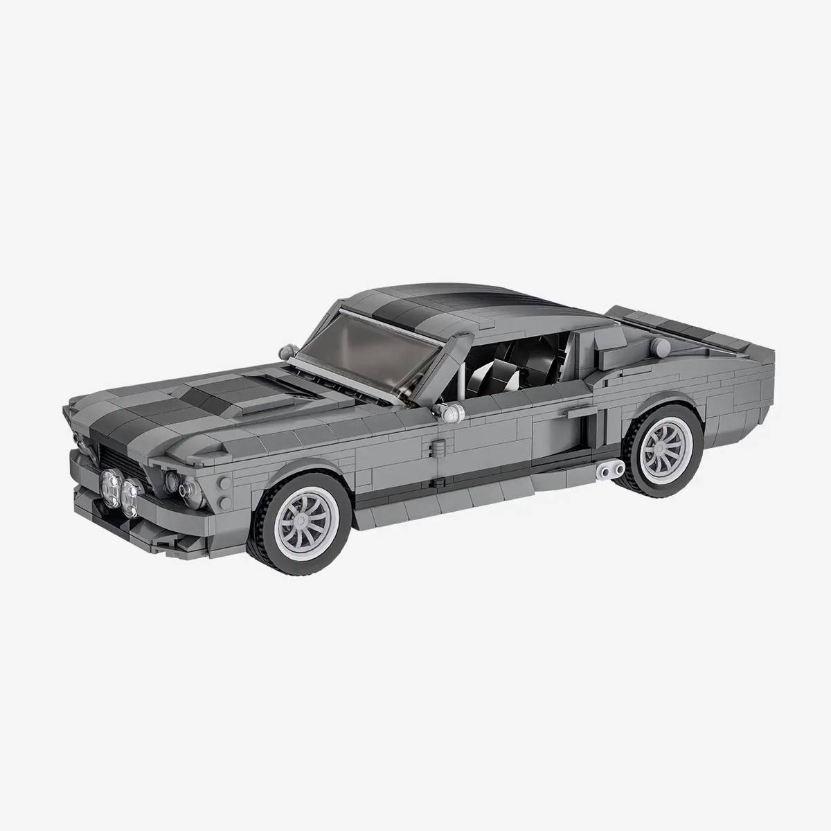 Voiture américaine grise de 1967 (BB-110074) — Prix et comparaison | Brick Broker