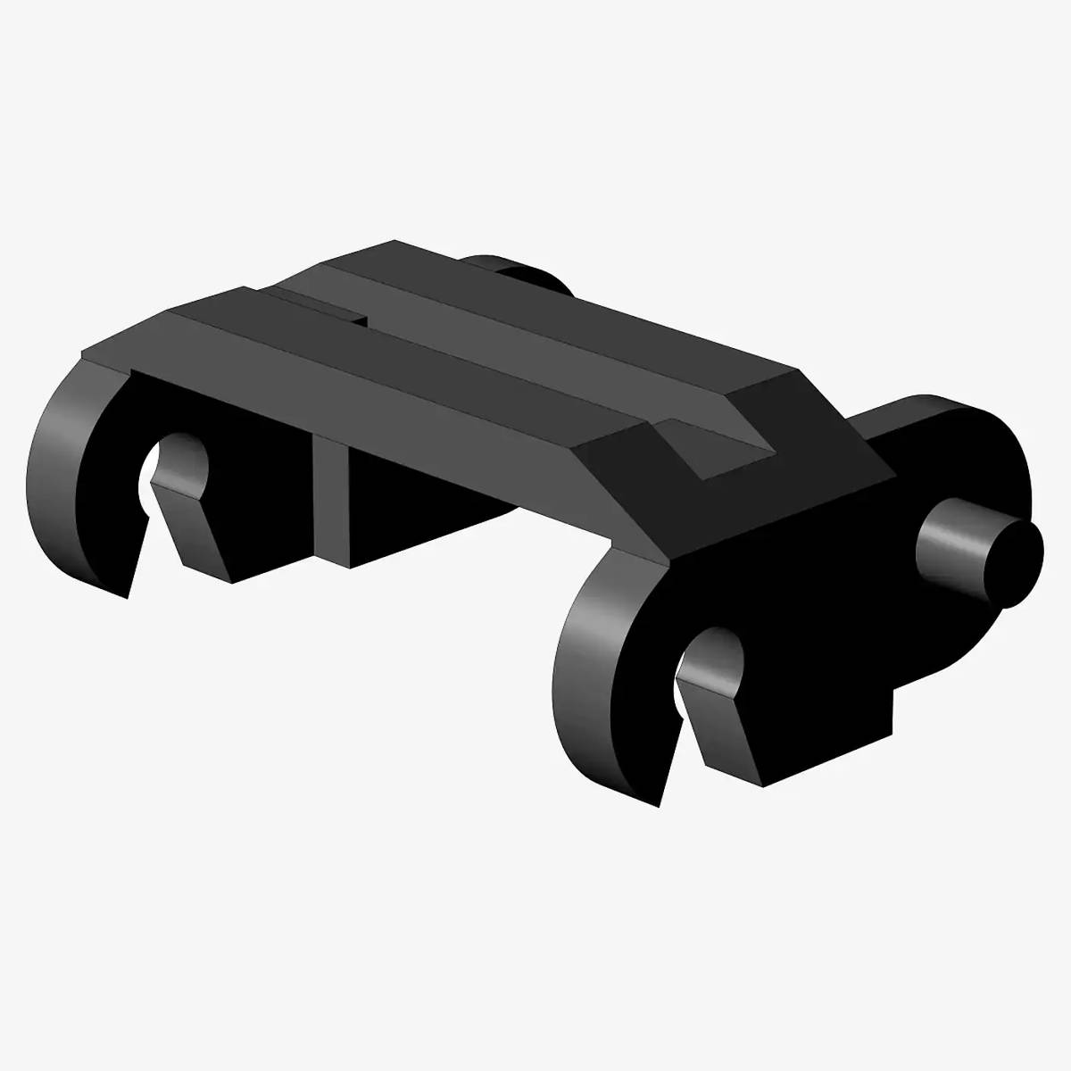 Maillon de chenille Brix 1,5 de large, Noir (BB-400001) — Prix et comparaison | Brick Broker