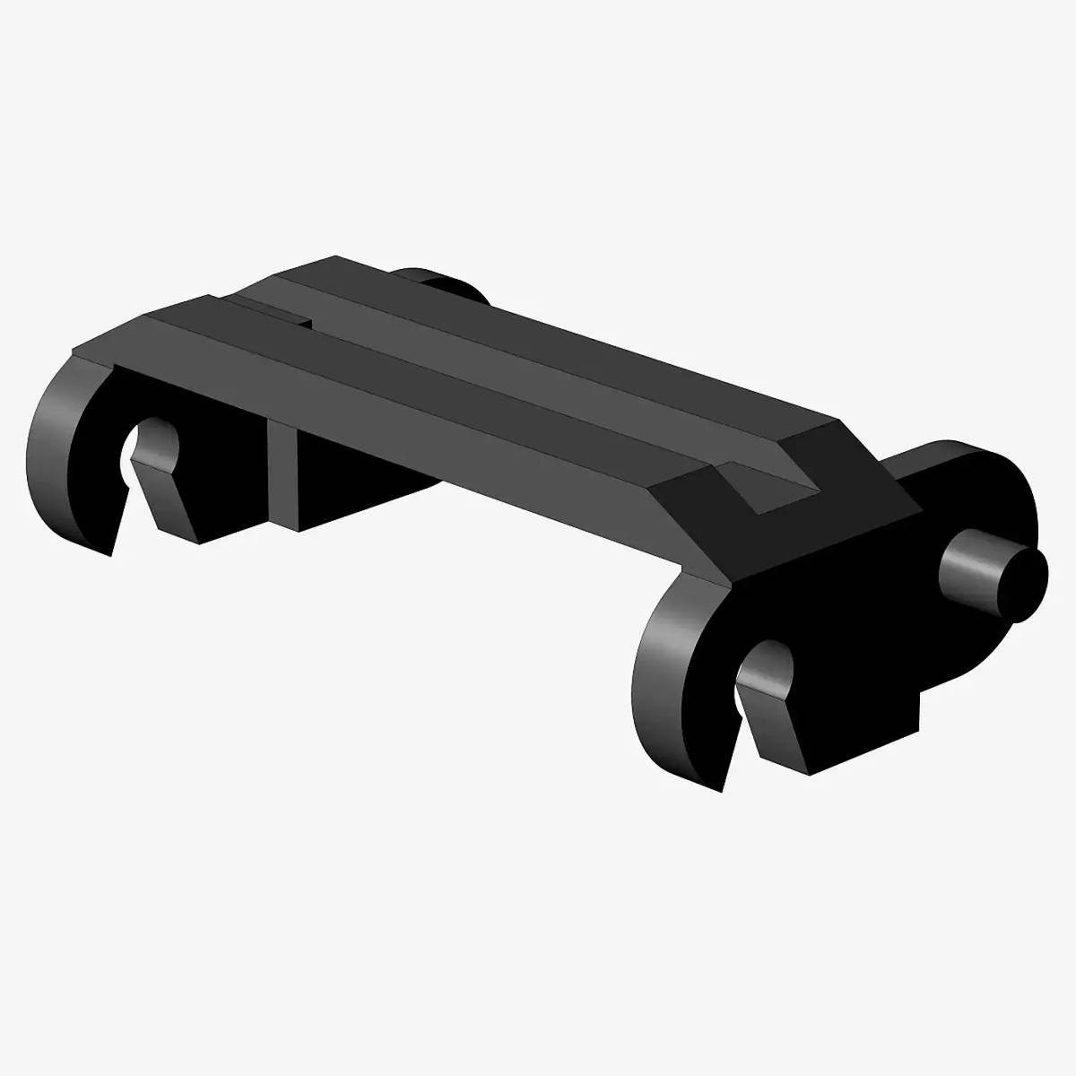 Maillon de chenille Brix 2 de large, Noir (BB-400004) — Prix et comparaison | Brick Broker