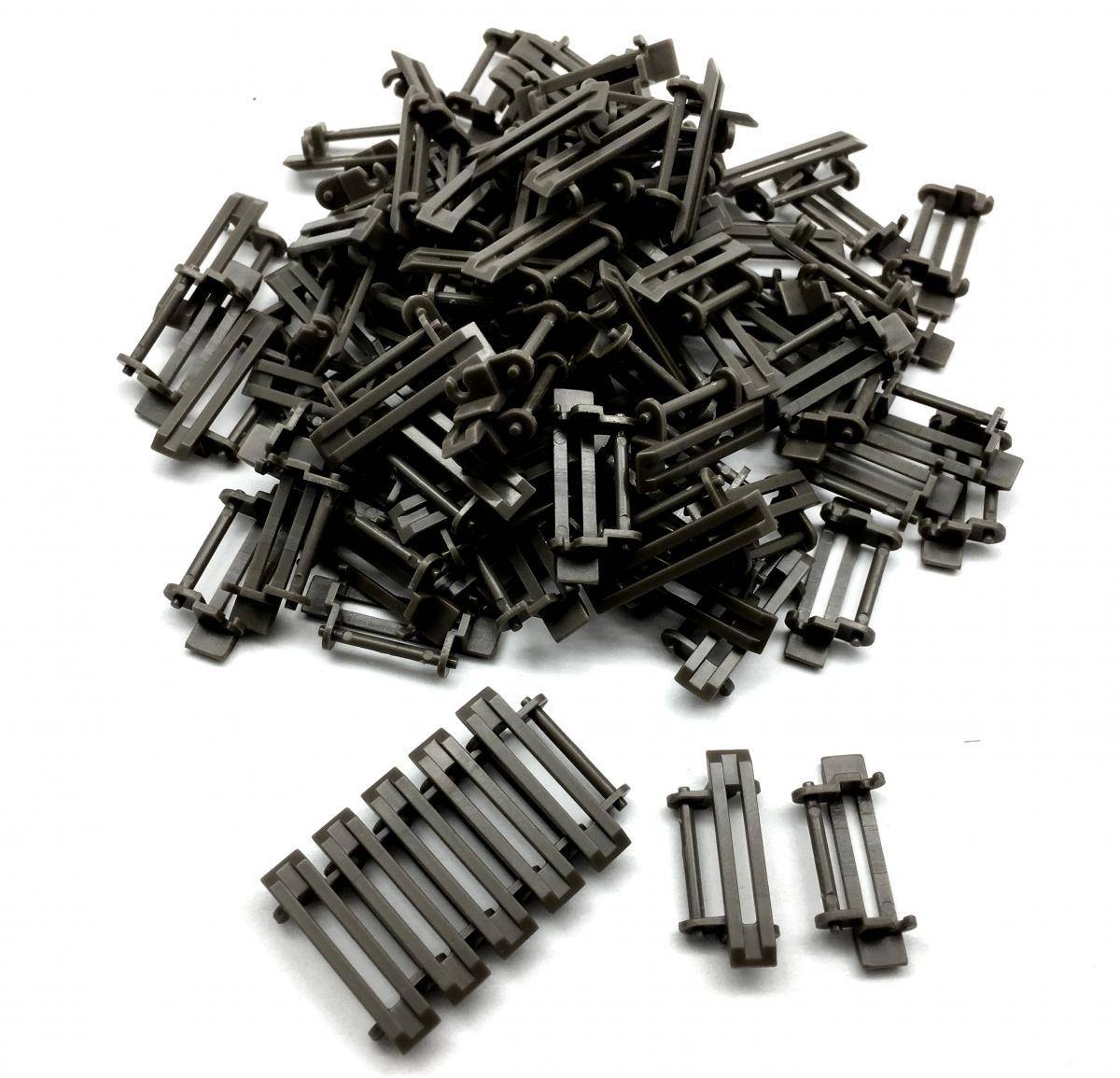 Track Link 3 wide (inner 2) Gray (100pcs) (BB-400009) — Prix et comparaison | Brick Broker
