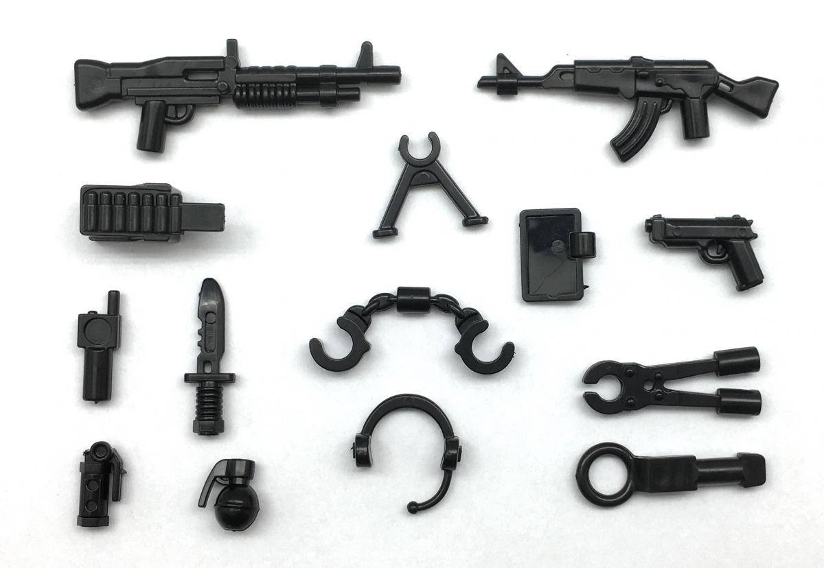 Universal Gun Set No.2, black (BB-400018) — Prix et comparaison | Brick Broker