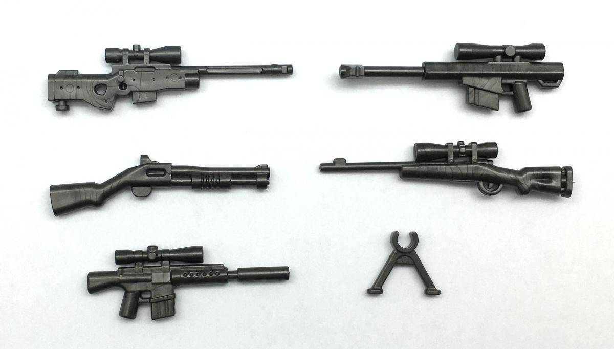 Ensemble d'armes américaines modernes N°2, Gris mét. (BB-400020) — Prix et comparaison | Brick Broker