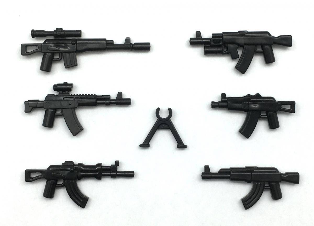 AK Gun Set No. 1, Black (BB-400023) — Prix et comparaison | Brick Broker