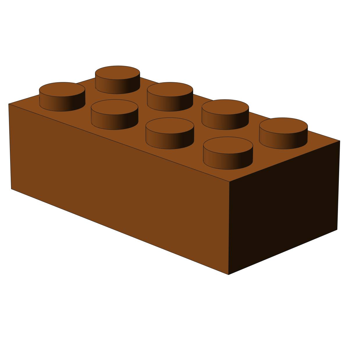 Brique 2x4, Orange foncé (500x) (BB-400139) — Prix et comparaison | Brick Broker