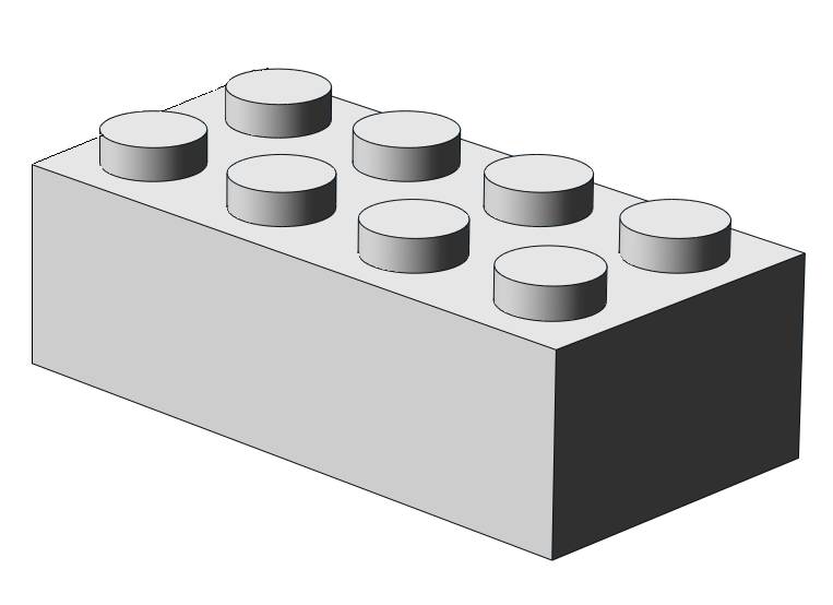 500 pcs 2x4 brick, White (BB-400144) — Prix et comparaison | Brick Broker