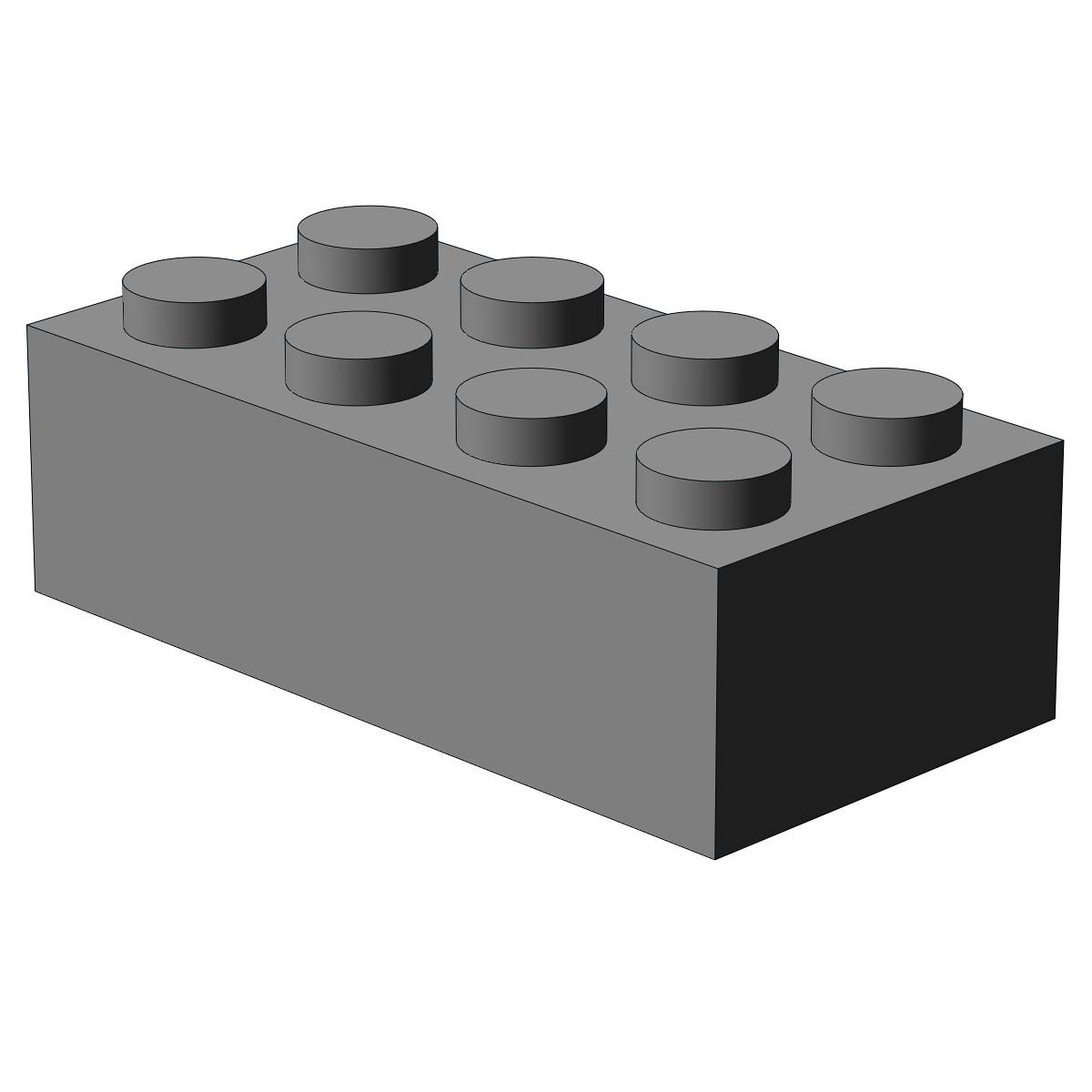 Brique 2x4, Gris clair - 500 pièces (BB-400145) — Prix et comparaison | Brick Broker