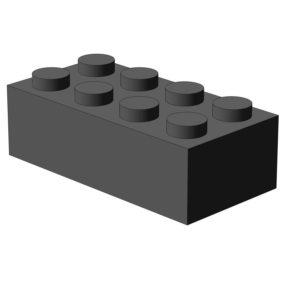 500 pcs 2x4 brick, Dark Bluish Gray (BB-400146) — Prix et comparaison | Brick Broker