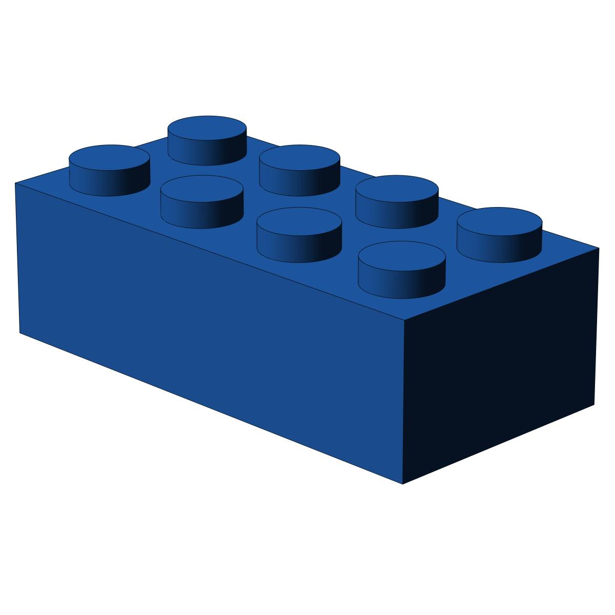 500 pcs 2x4 brick, Blue (BB-400147) — Prix et comparaison | Brick Broker
