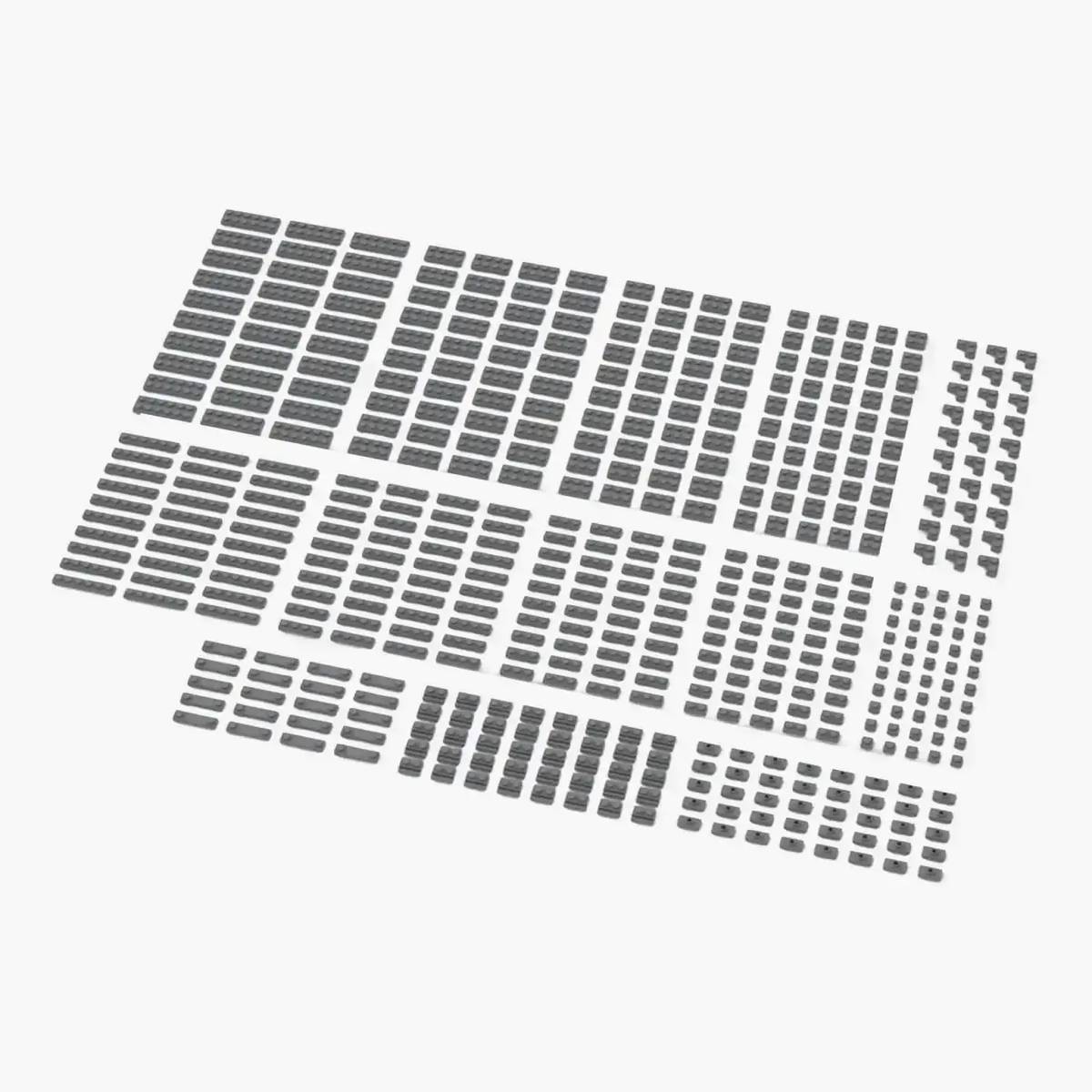 Plaques petites, assorties, Gris bleuâtre clair (BB-401089) — Prix et comparaison | Brick Broker