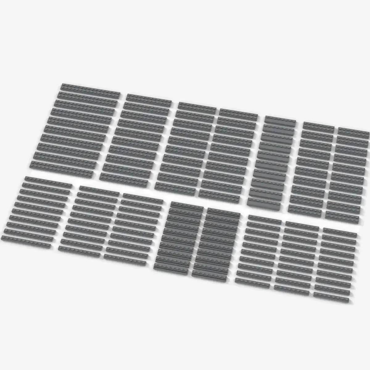 Plaques longues, assorties, Gris bleuâtre clair (BB-401090) — Prix et comparaison | Brick Broker