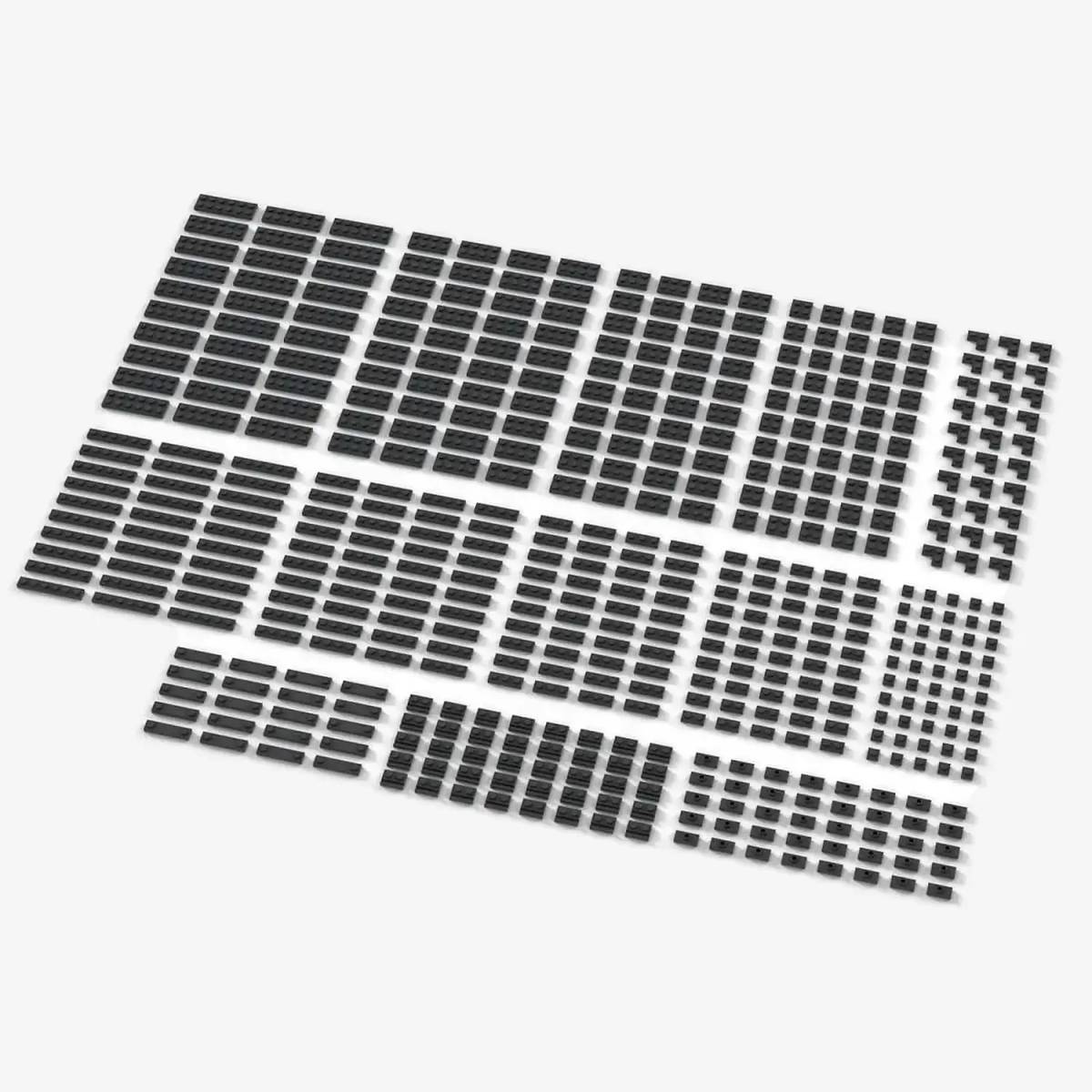 Brix Small Plates, mixed, Dark Bluish Gray (BB-401093) — Prix et comparaison | Brick Broker