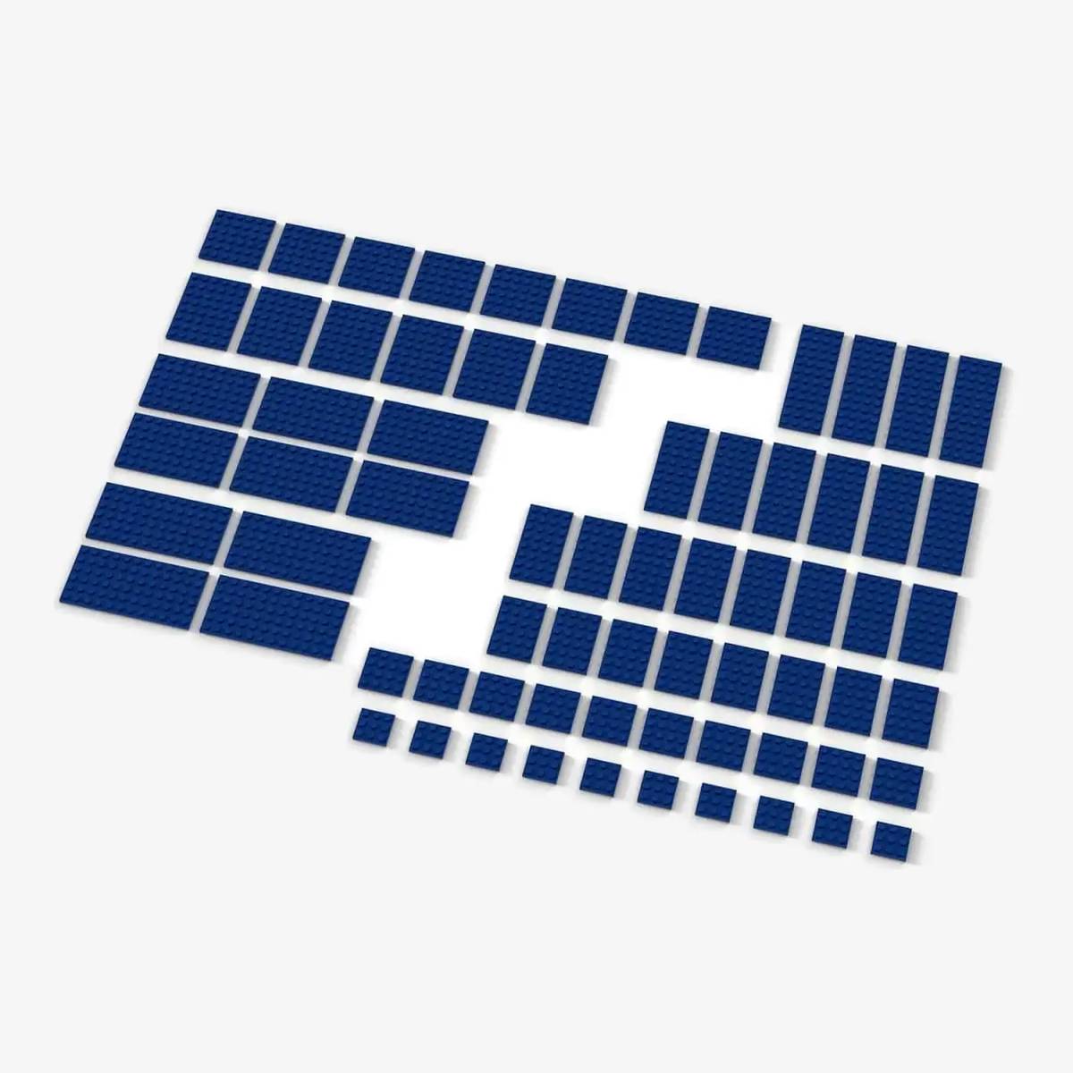 Brix Big Plates, mixed, Blue (BB-401118) — Prix et comparaison | Brick Broker
