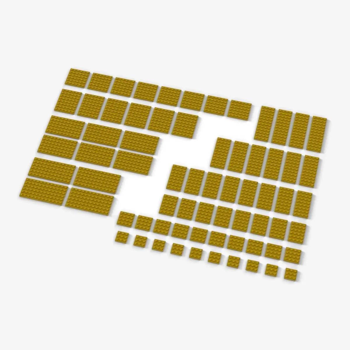 Grandes plaques Brix, mélangées, Jaune (BB-401121) — Prix et comparaison | Brick Broker