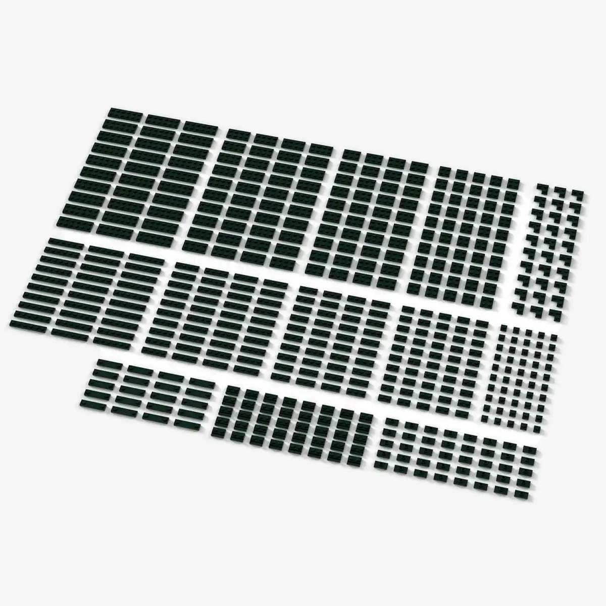 Petites plaques LEGO, mélangées, vert foncé (BB-401125) — Prix et comparaison | Brick Broker