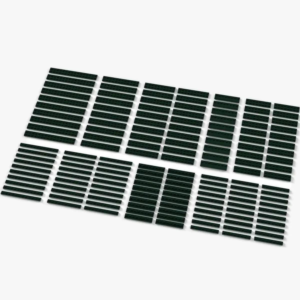 Brix Long Plates, mixed, Dark Green (BB-401126) — Prix et comparaison | Brick Broker