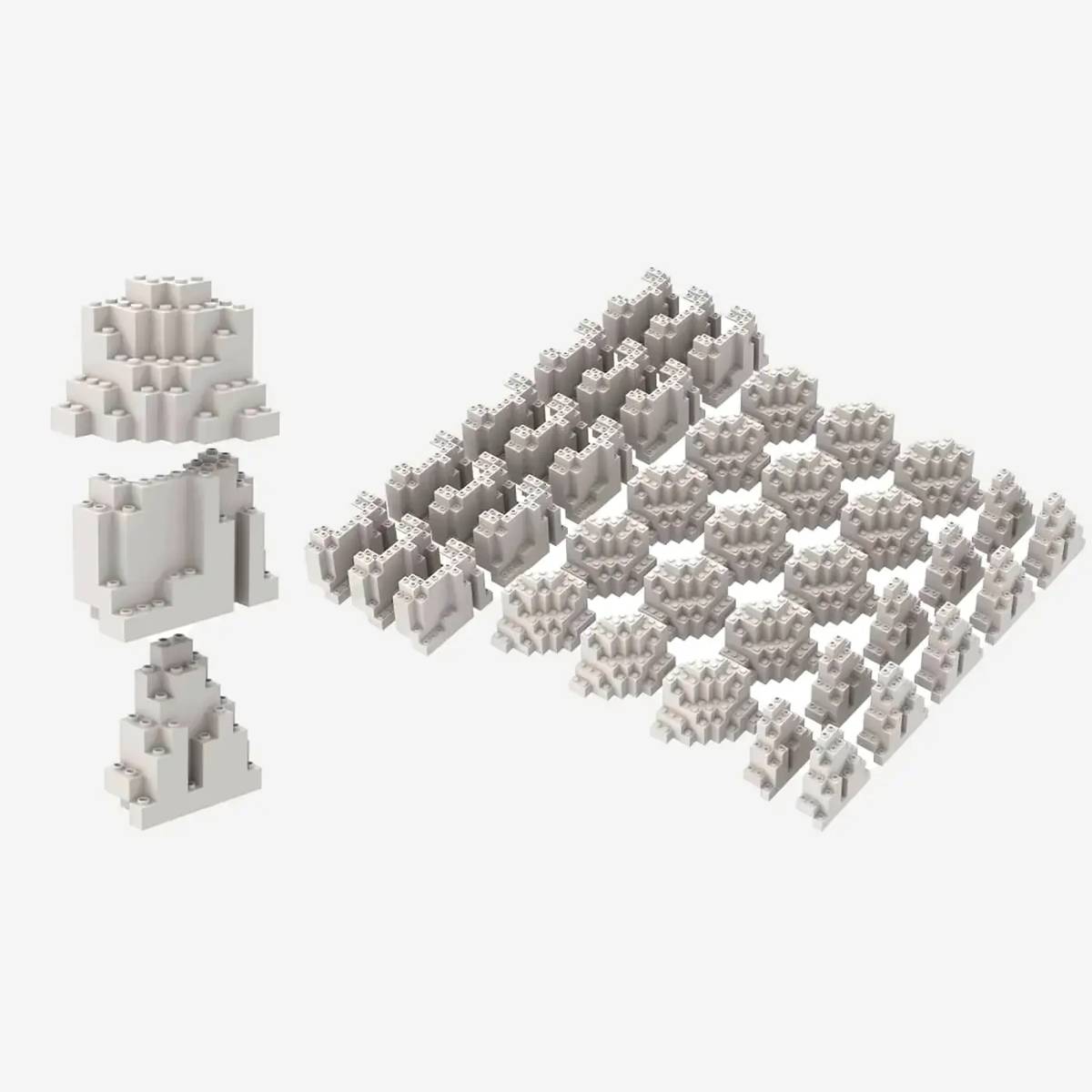Brix Rock set, Blanc (BB-401149) — Prix et comparaison | Brick Broker