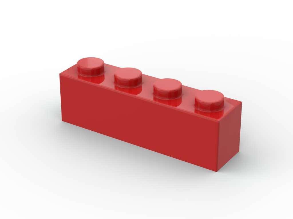 Brique 1x4, Rouge (500 pièces) (BB-401194) — Prix et comparaison | Brick Broker