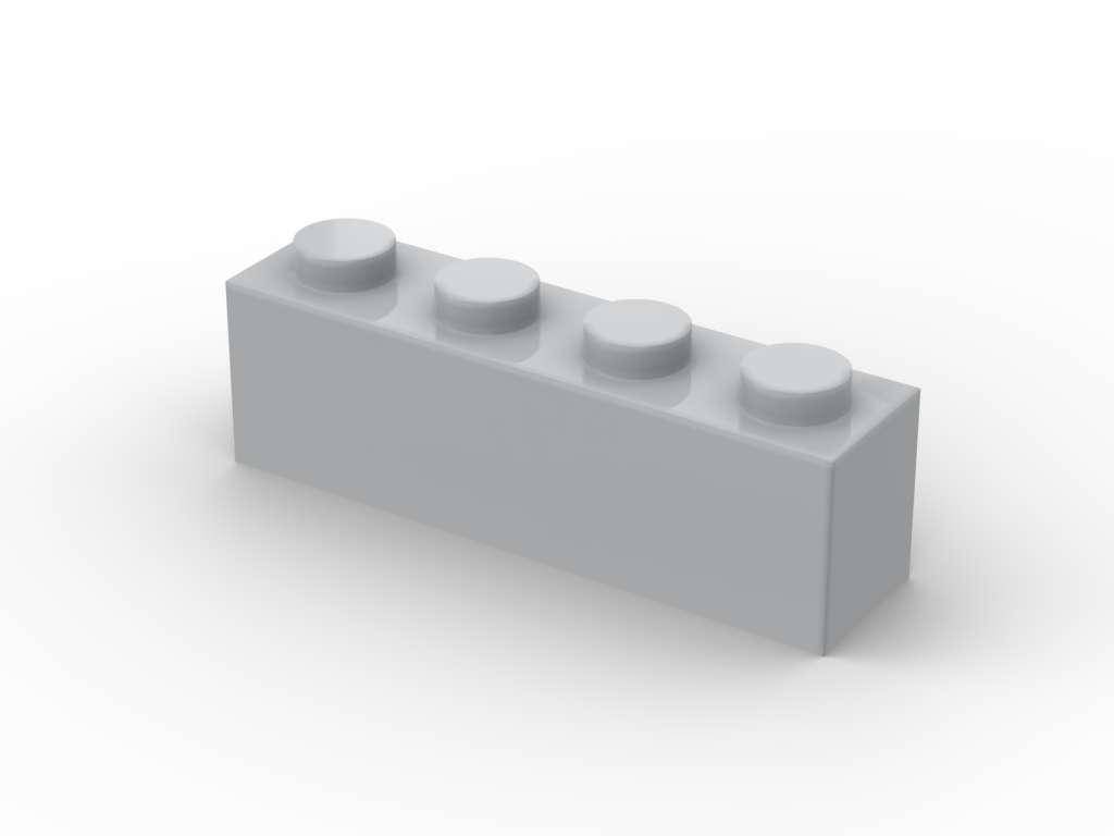 Brique 1x4, Gris clair bleuté (500 pcs) (BB-401195) — Prix et comparaison | Brick Broker