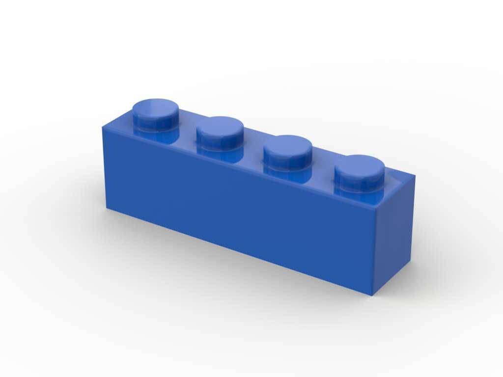Brique 1x4, Bleu (500 pièces) (BB-401196) — Prix et comparaison | Brick Broker