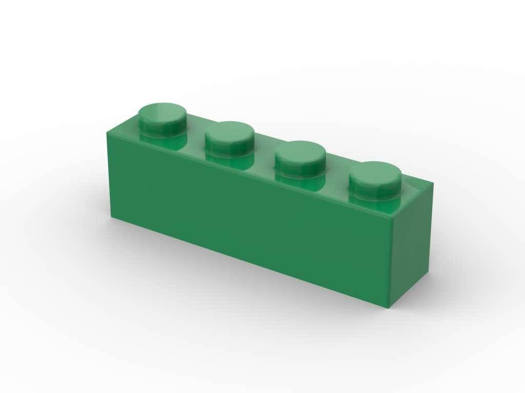 Brique 1x4, verte (500 pcs) (BB-401197) — Prix et comparaison | Brick Broker