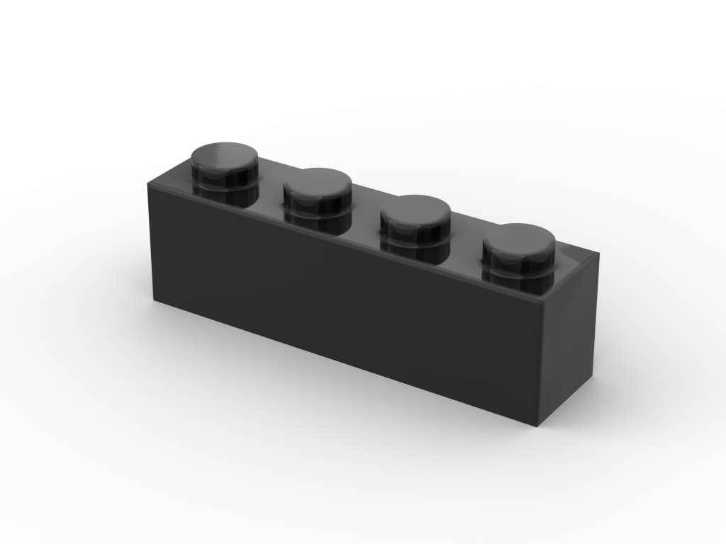 Brique 1x4, Noir (500 pcs) (BB-401199) — Prix et comparaison | Brick Broker