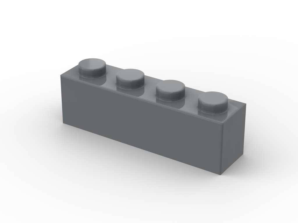 Brique 1x4, Gris foncé bleuté (500 pcs) (BB-401205) — Prix et comparaison | Brick Broker