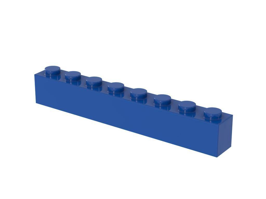 500 pcs 1x8 brick, Blue (BB-401210) — Prix et comparaison | Brick Broker