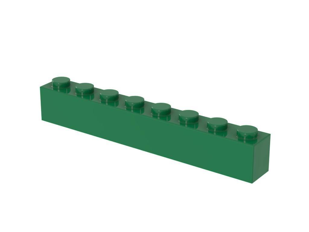 500 pcs brique 1x8, Vert (BB-401211) — Prix et comparaison | Brick Broker