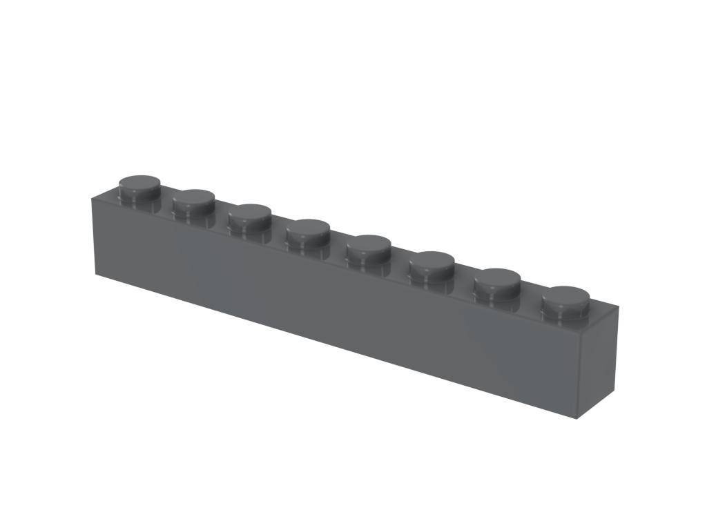Brique 1x8, Gris foncé bleuté (500 pcs) (BB-401219) — Prix et comparaison | Brick Broker