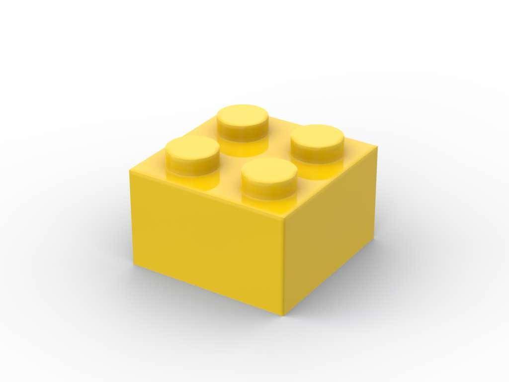 Brique 2x2, Jaune (500 pcs) (BB-401220) — Prix et comparaison | Brick Broker