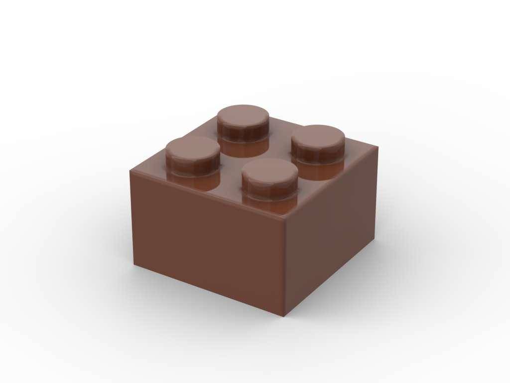 Brique 2x2, Brun rougeâtre (500 pcs) (BB-401226) — Prix et comparaison | Brick Broker