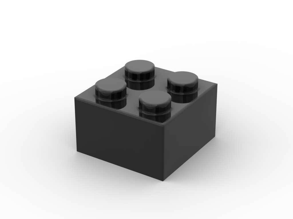 Brique 2x2, Noir (500 pcs) (BB-401227) — Prix et comparaison | Brick Broker