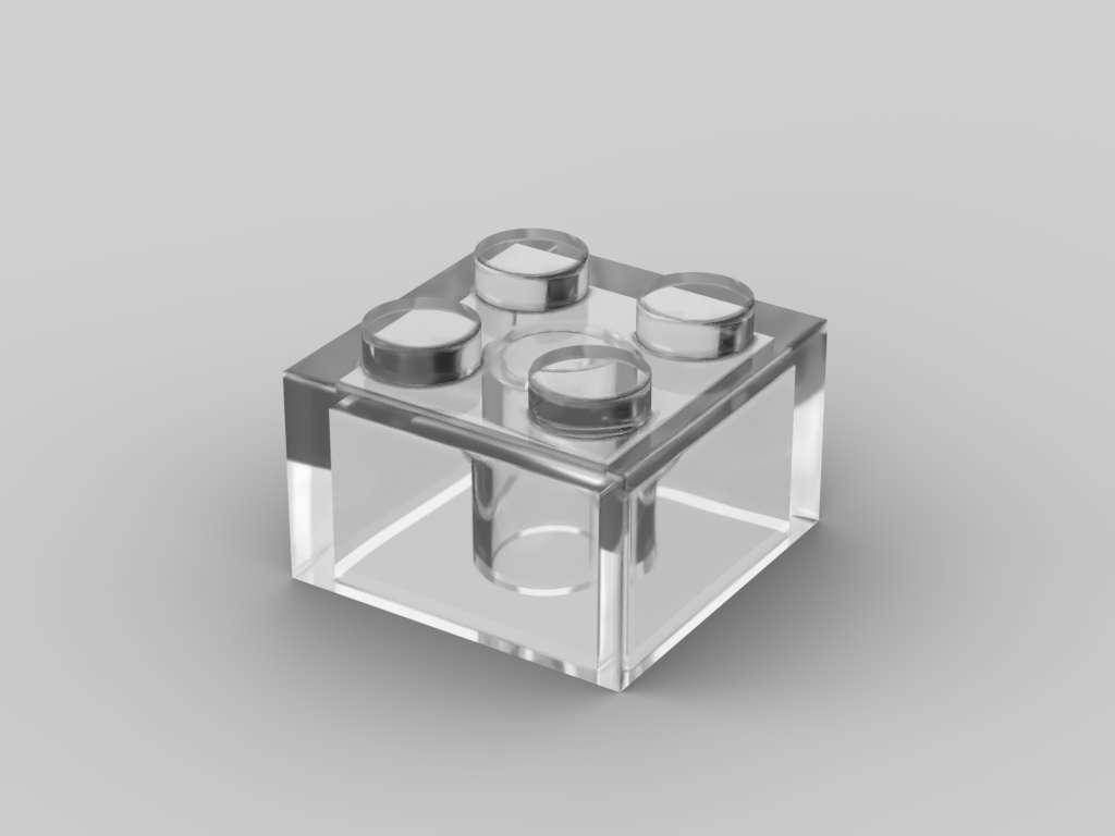 Brique 2x2, Transparente claire (500 pcs) (BB-401231) — Prix et comparaison | Brick Broker