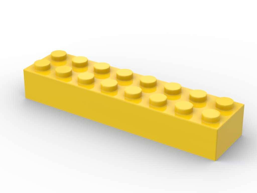Brique 2x8, Jaune (250 pcs) (BB-401234) — Prix et comparaison | Brick Broker