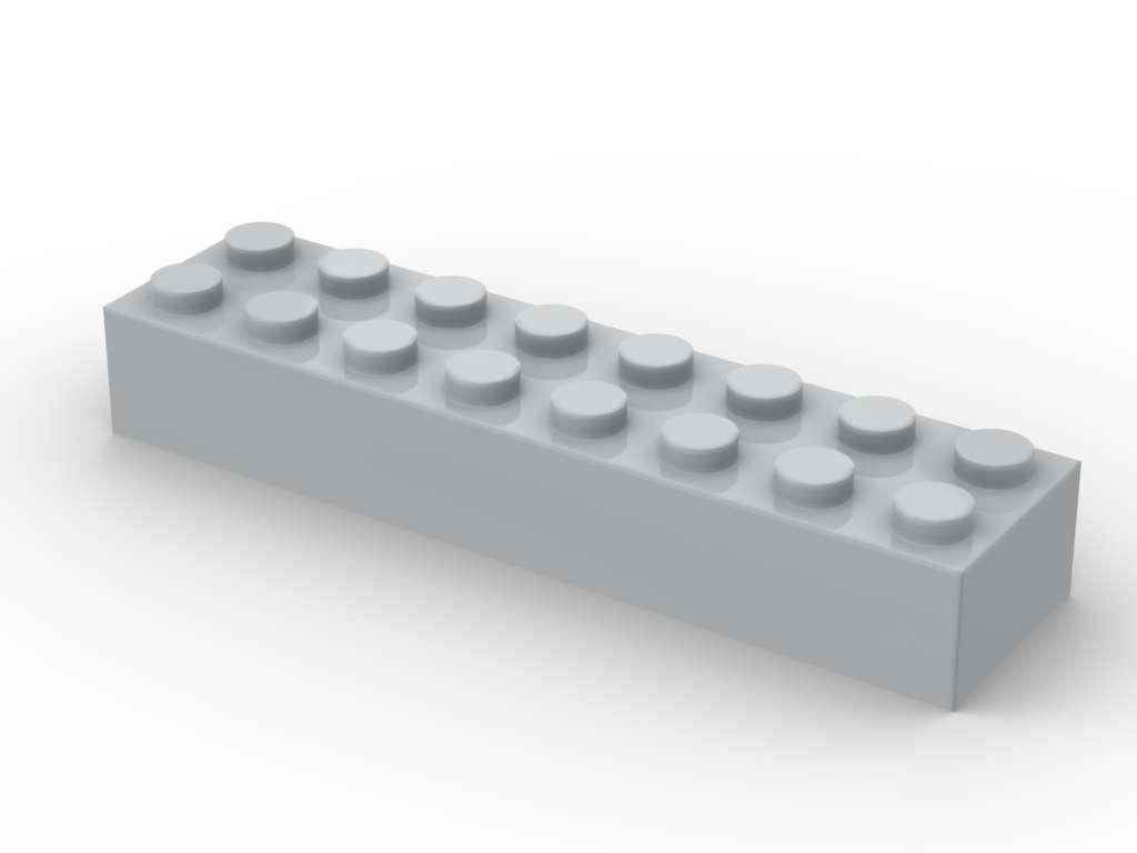 Brique 2x8, gris bleu clair (250 pièces) (BB-401237) — Prix et comparaison | Brick Broker