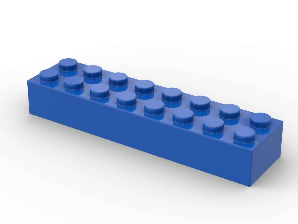 Brique 2x8, bleu (250 pièces) (BB-401238) — Prix et comparaison | Brick Broker