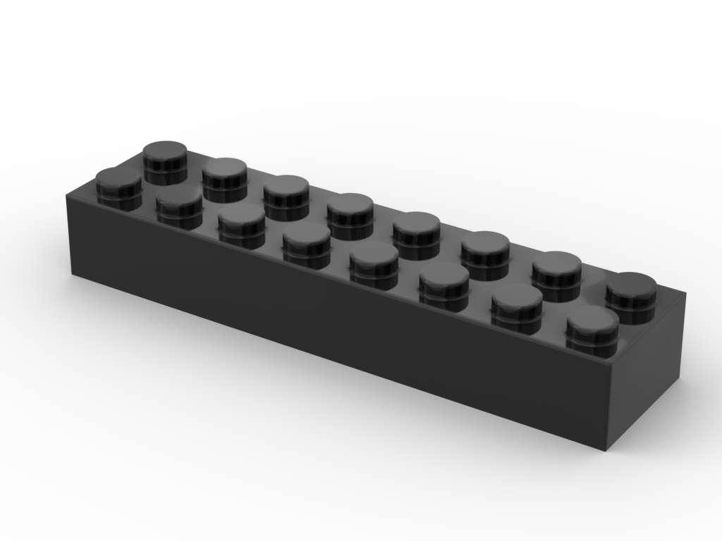 Brique 2x8, Noir (250 pcs) (BB-401241) — Prix et comparaison | Brick Broker